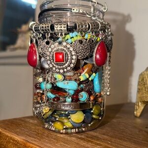 Mystery Jewelry jar - Stone lover - horse lover